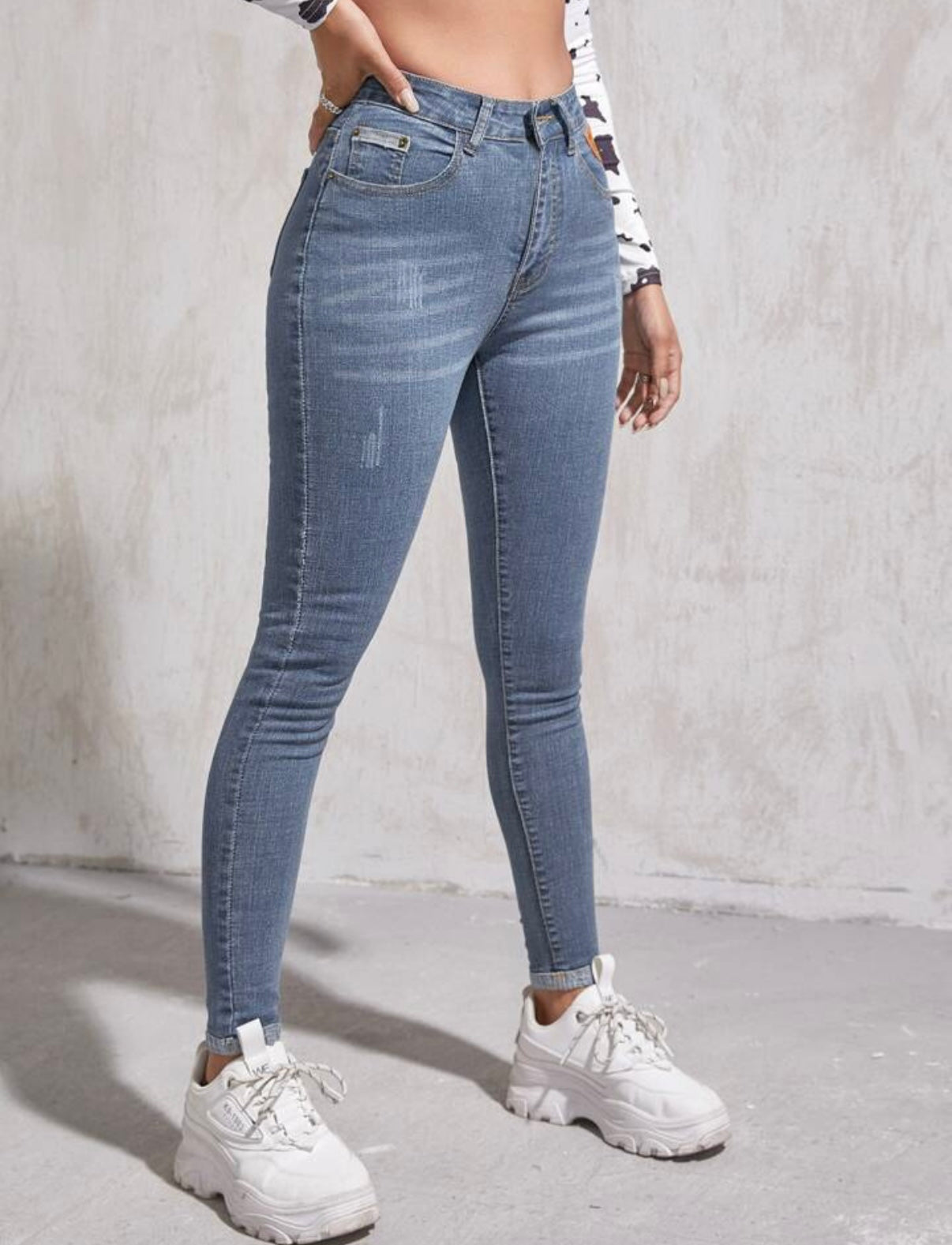 High Waist Skinny Jeans