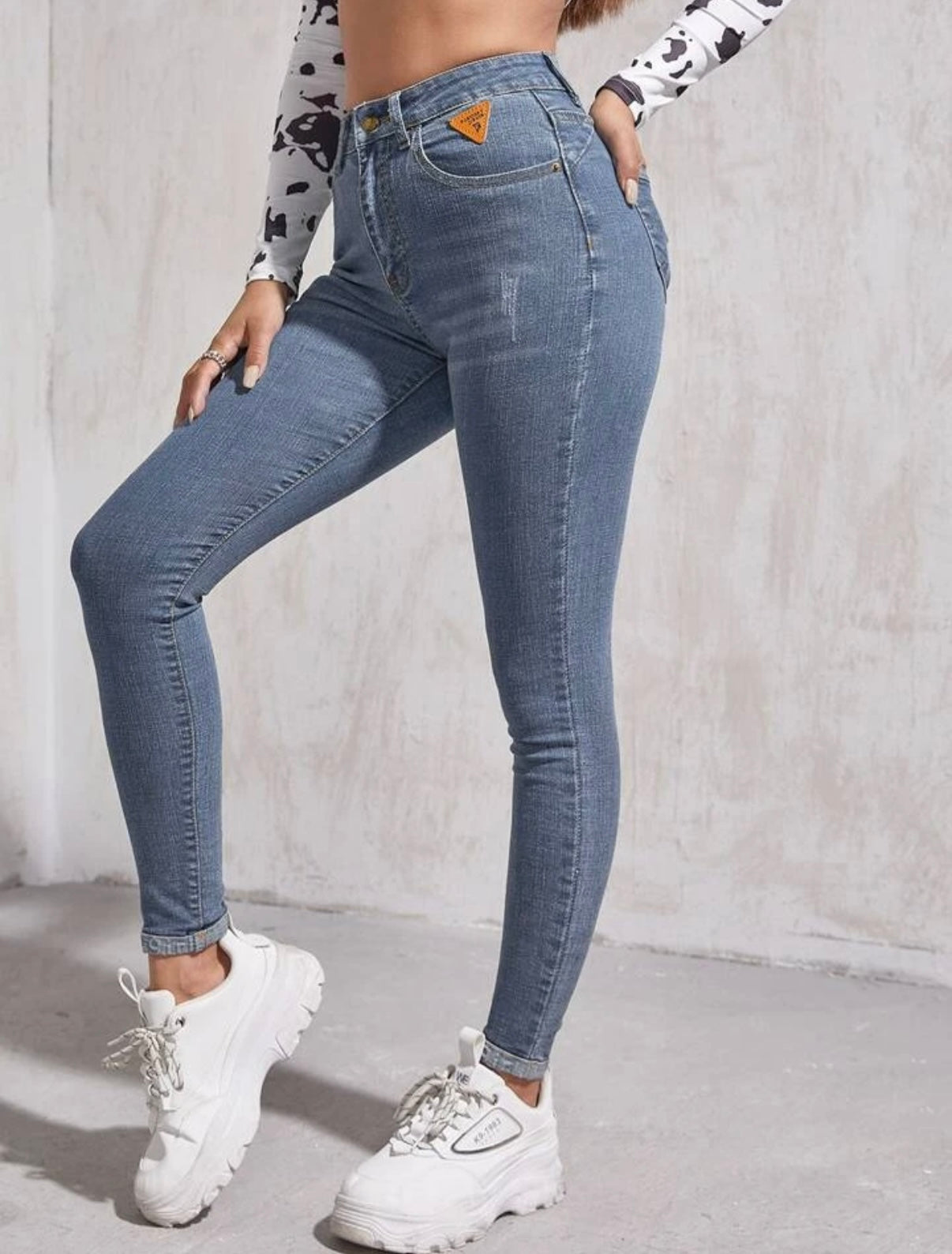 High Waist Skinny Jeans