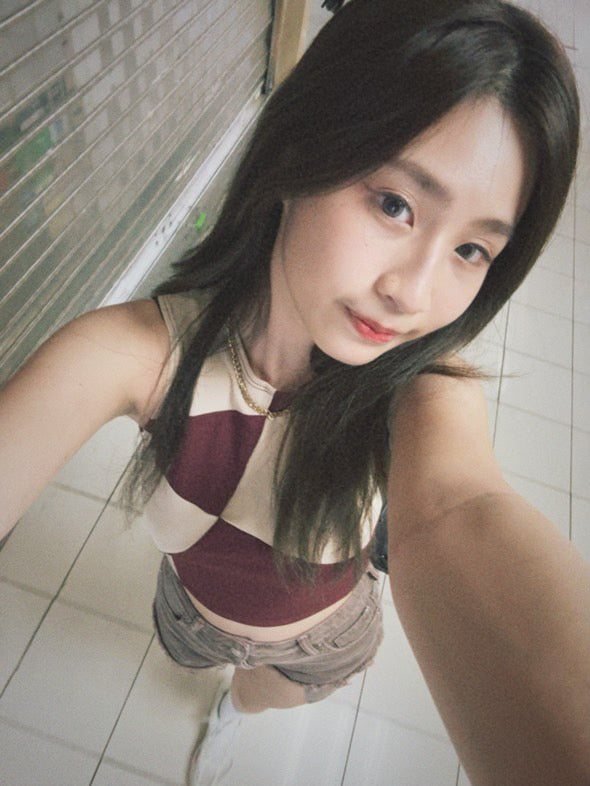 Colour Blocking Crop Top