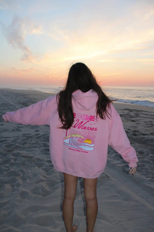 Life comes in waves Hoodie