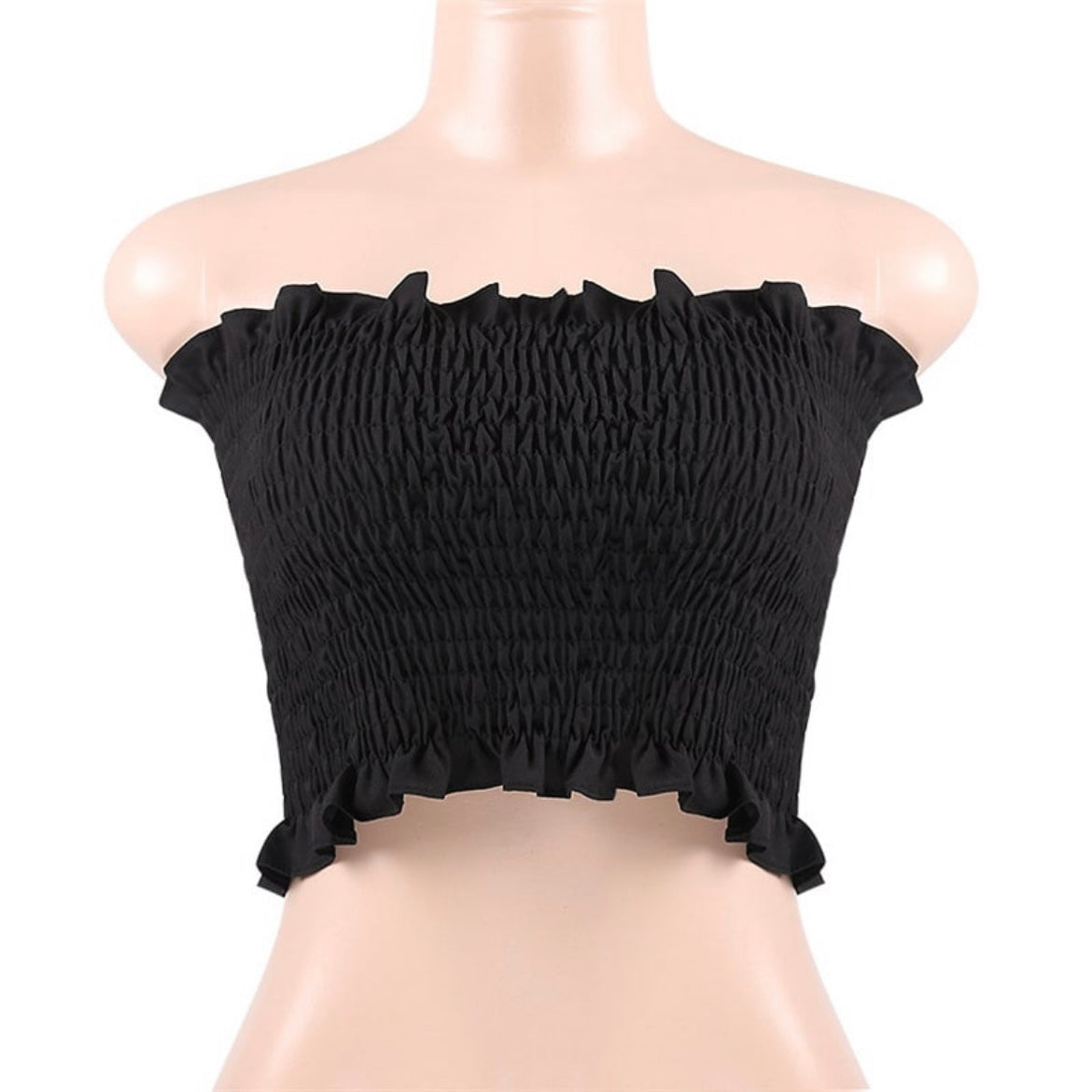 Ruffled Tube Top