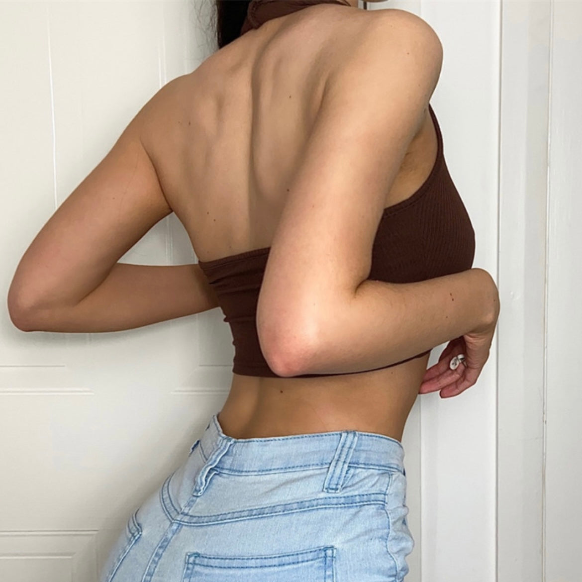Zoey Halter Crop Top