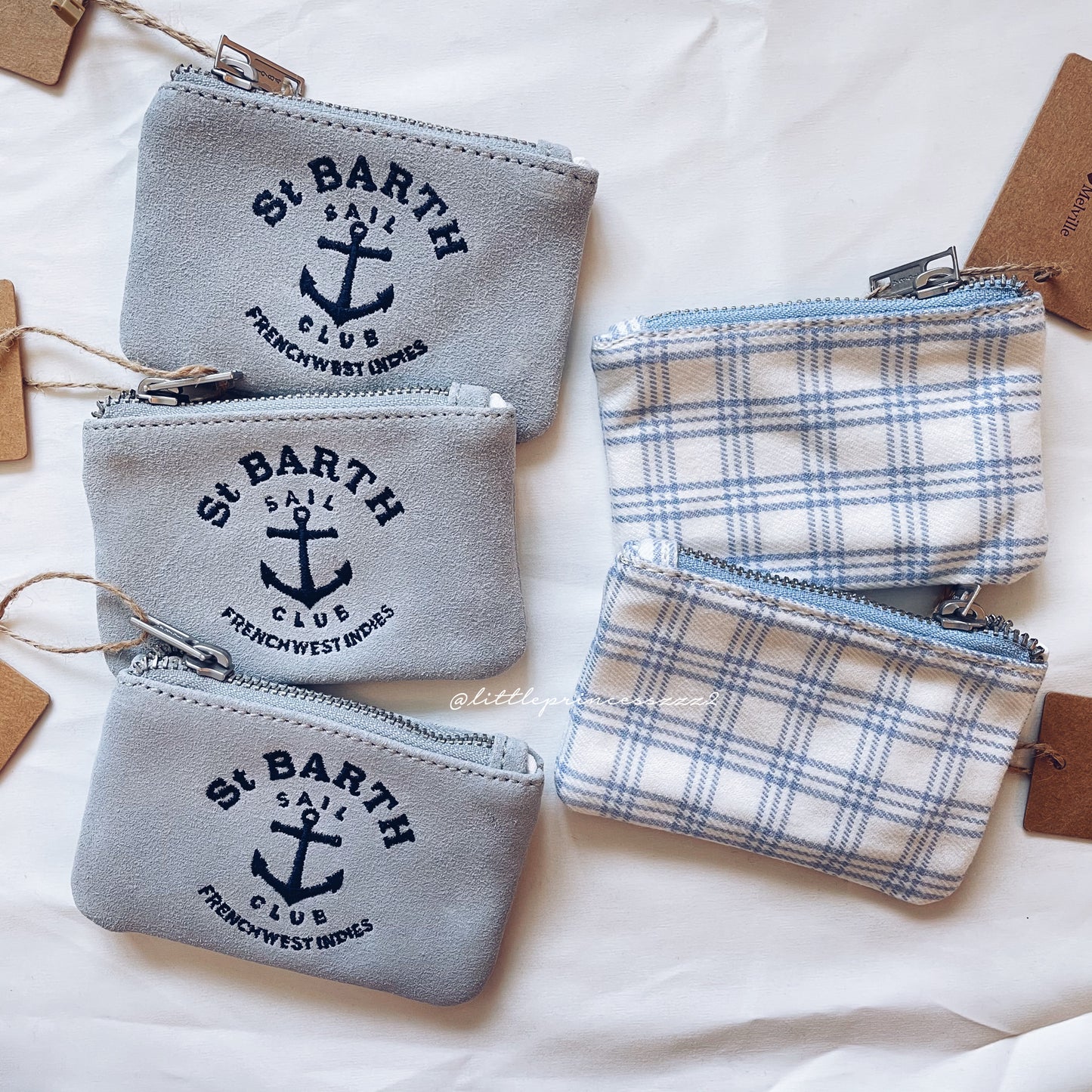 Brandy Melville Plaid coins purse