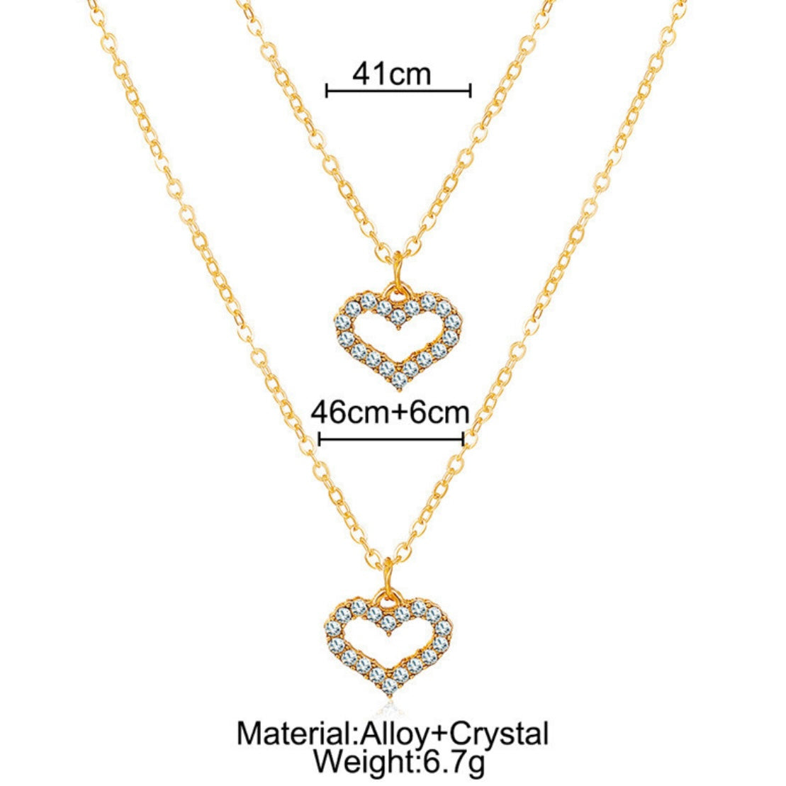 Silvia heart necklace