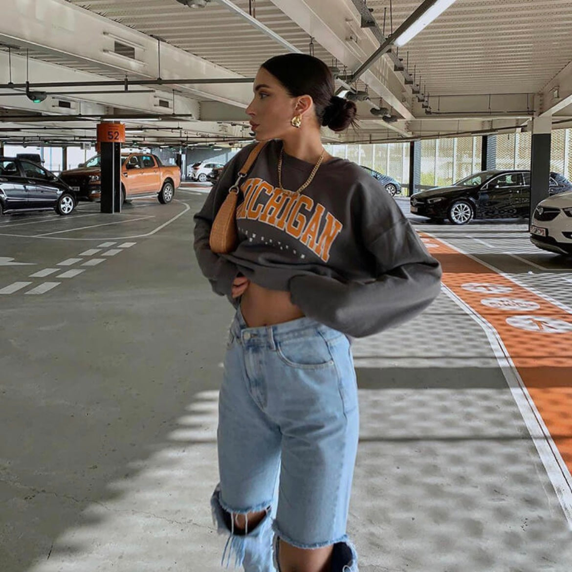 Mihican Printed Sweatshirt