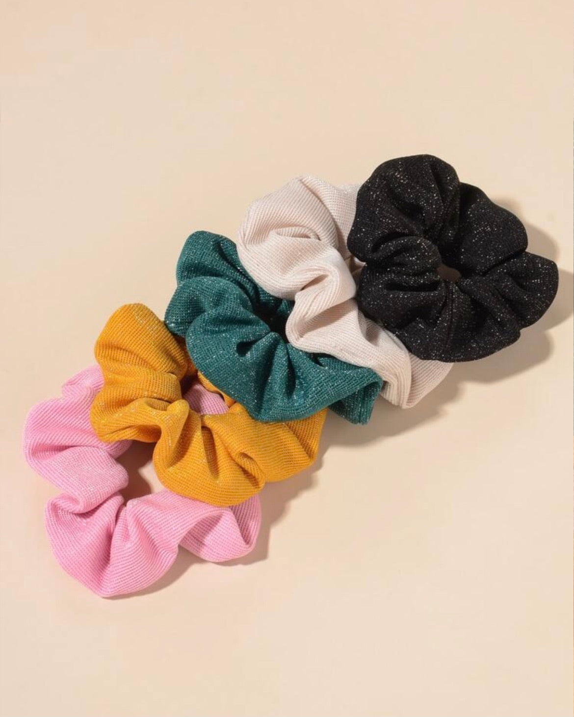 Solid Scrunchie set