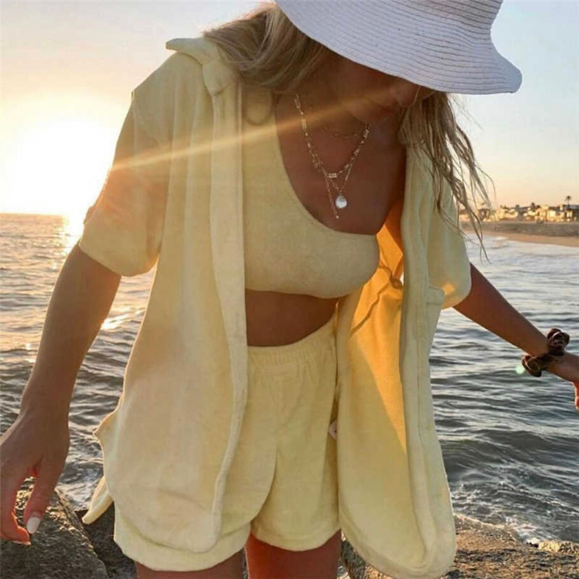 Tammy Lapel Two Pieces Set