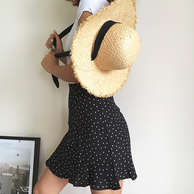 Floral High-Waist Skirt