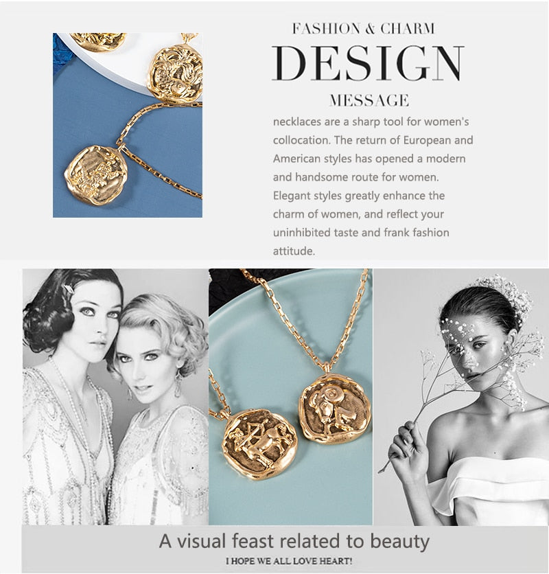 Figaro Chain Constellation Necklaces