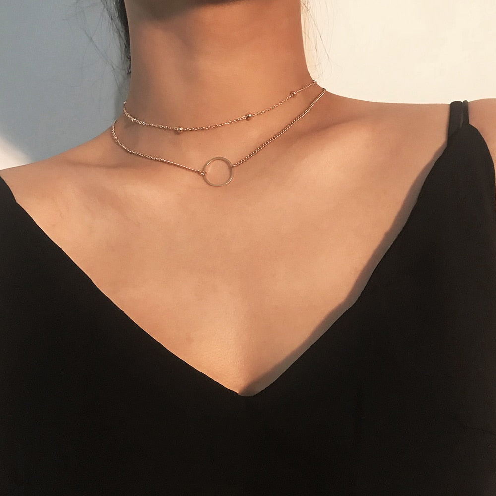 Choker Round Necklace