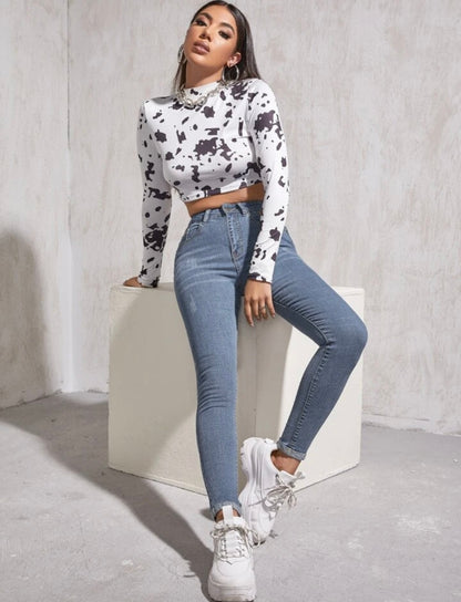 High Waist Skinny Jeans