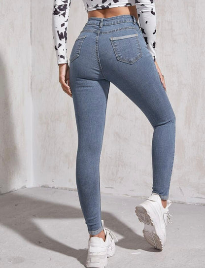 High Waist Skinny Jeans