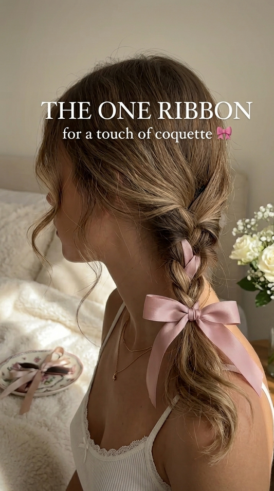 Ribbon hair clips