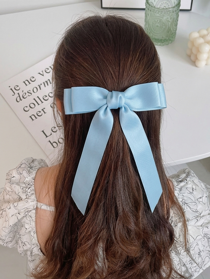 Ribbon hair clips