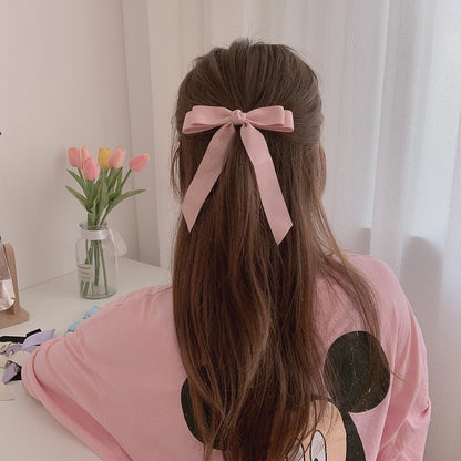 Ribbon hair clips