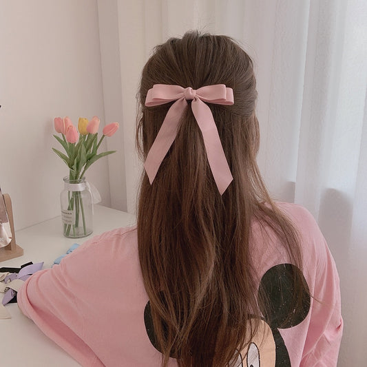Ribbon hair clips