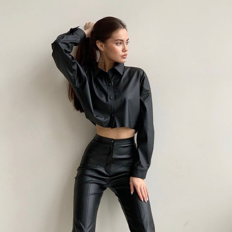 Carson Leather Top