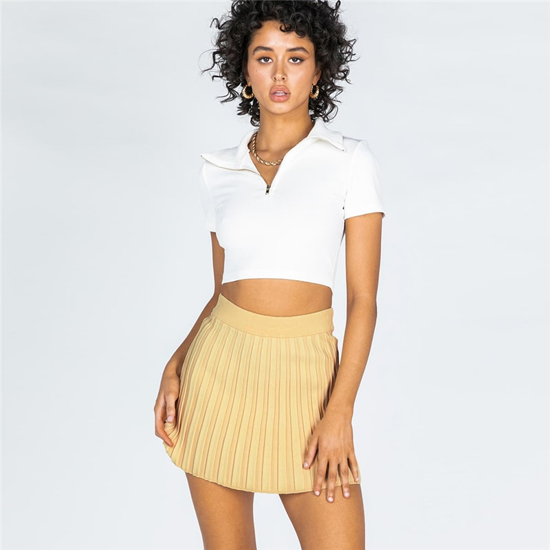 Fashion Pleated Skirt