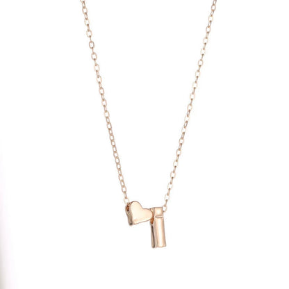 Initial heart Necklace