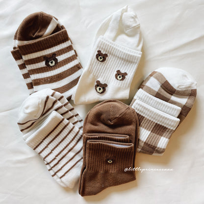 Bear Crew Socks set (5pairs)