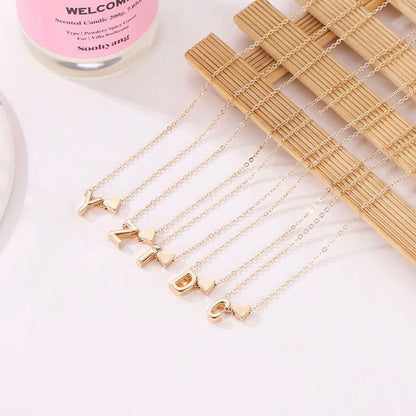 Initial heart Necklace