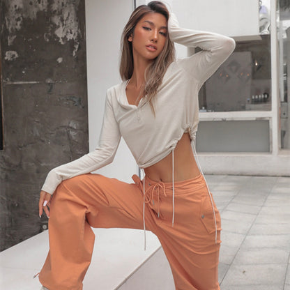 Long Sleeve V-neck Top