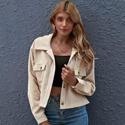 Lapel pocket front coat