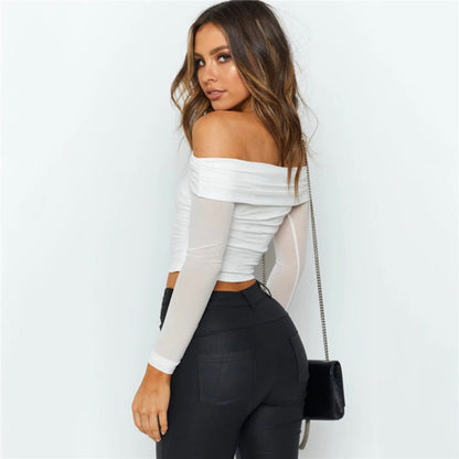 McKenna off shoulder crop top