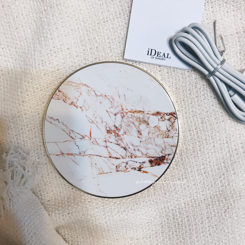 Ideal of Sweden White Marble Wireless Charger