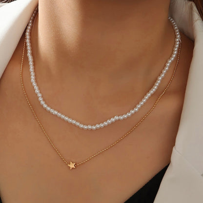 Star Multilayered necklace