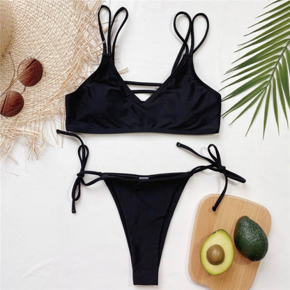 Sexy Cut Out Bikini Set