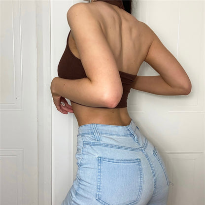 Zoey Halter Crop Top