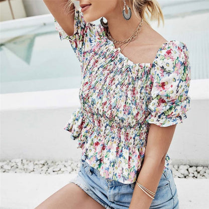 Nora Riffled Blouse