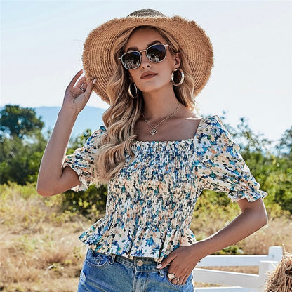Nora Riffled Blouse