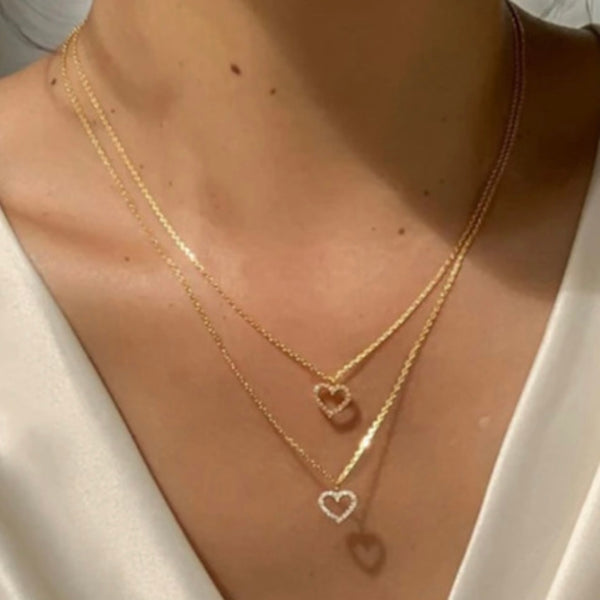 Silvia heart necklace