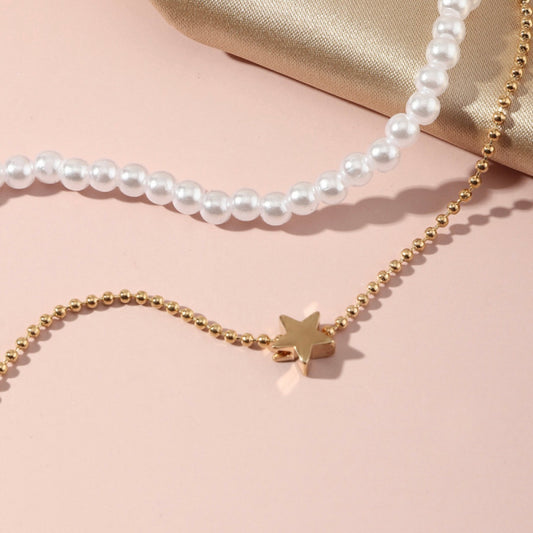 Star Multilayered necklace