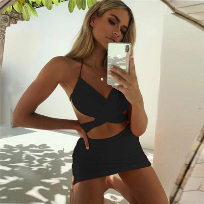 Backless Mini Dress