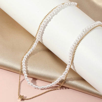 Star Multilayered necklace