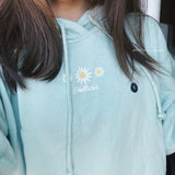 Hollister Mint Daisy hoodie