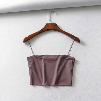Sleeveless Cami Tube Top