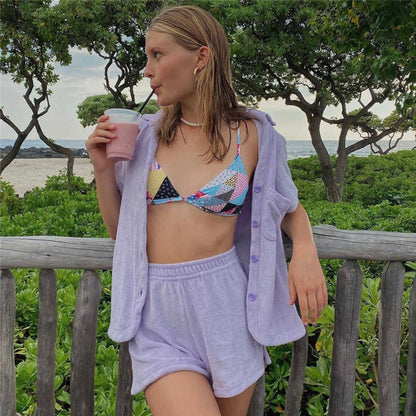 Tammy Lapel Two Pieces Set