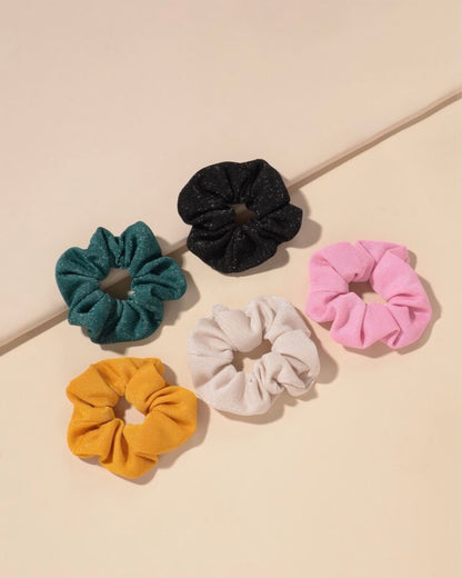 Solid Scrunchie set