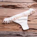 Shells Tassel Knitted Crochet Swimsuit