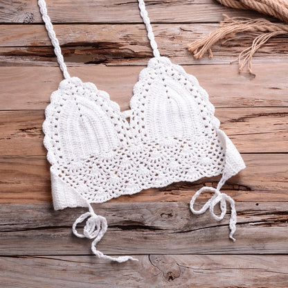 Shells Tassel Knitted Crochet Swimsuit